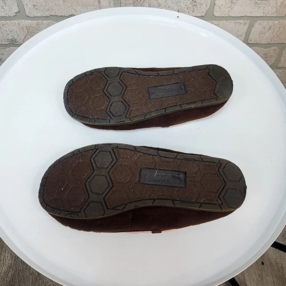 AIRWALK Faux Fur Moccasin Slippers Size 12 1/2